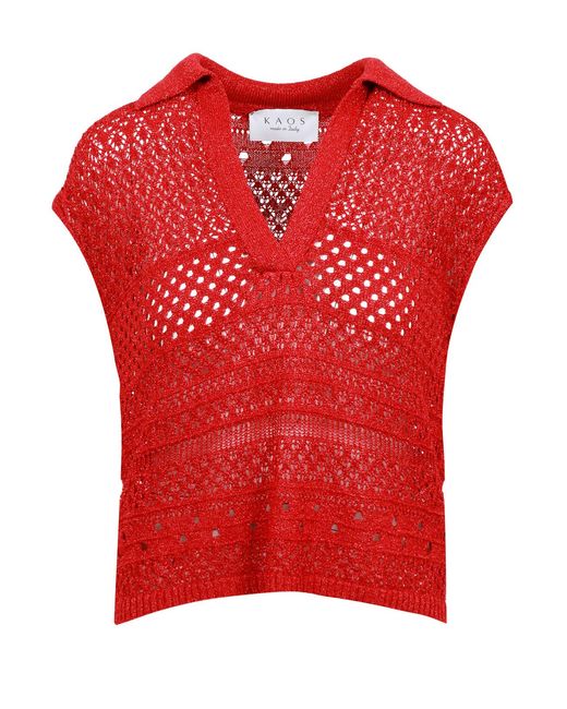 Chandails rouge Kaos en coloris Red