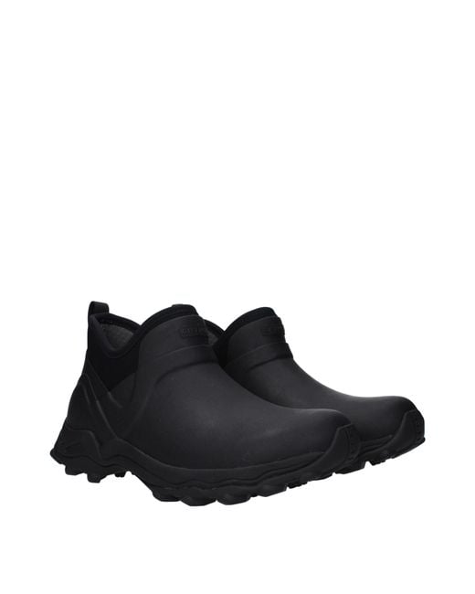 Givenchy Black Stivaletti Uomo Gomma Nero