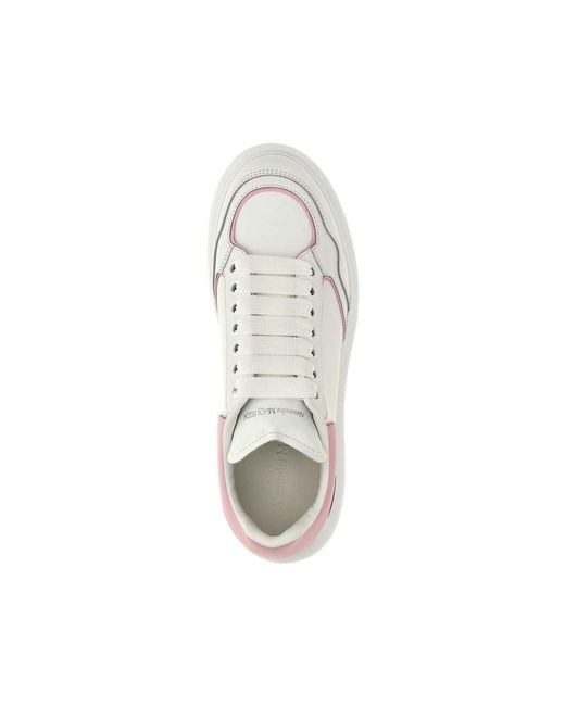Alexander McQueen White Larry Sneakers