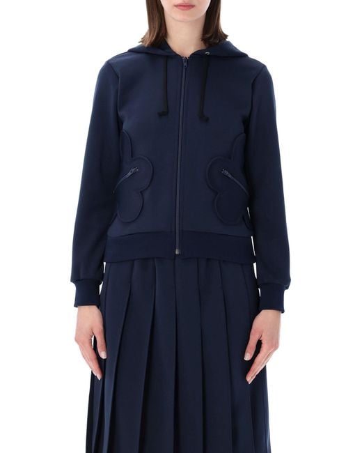 Comme des Garçons Blue Girl Zp Hoodie