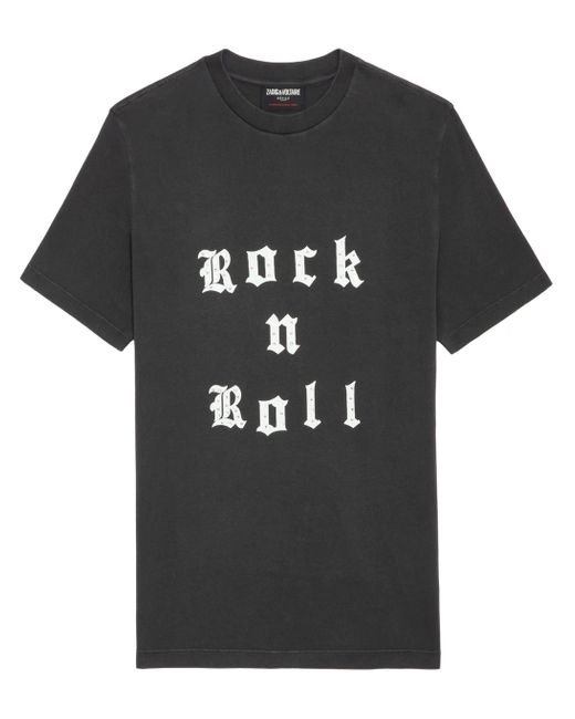 Zadig y Voltaire Edwin HC Rock and Roll Strass Zadig & Voltaire de color Black