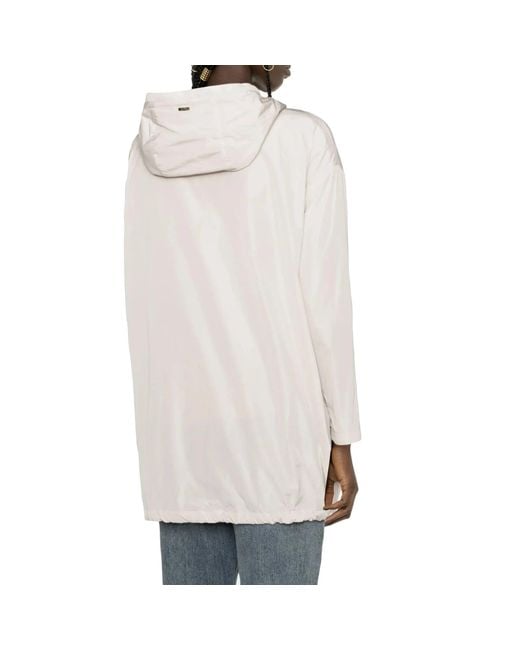 Parka Techno De Tafetán Herno de color White