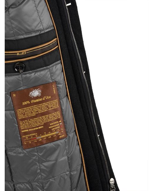 Coats Azul Moorer de hombre de color Black