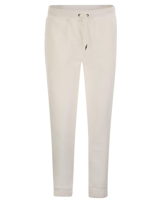 Polo Ralph Lauren White Double-Knit Jogging Trousers for men