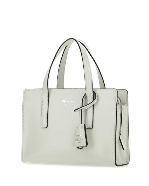 Prada Multicolor Ivory Leather Re-Edition 1995 Handbag