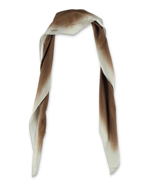 Lardini White Scarfs for men