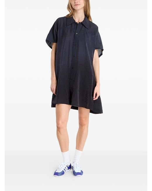 Y-3 Blue W Ss Dd Ovrshrt