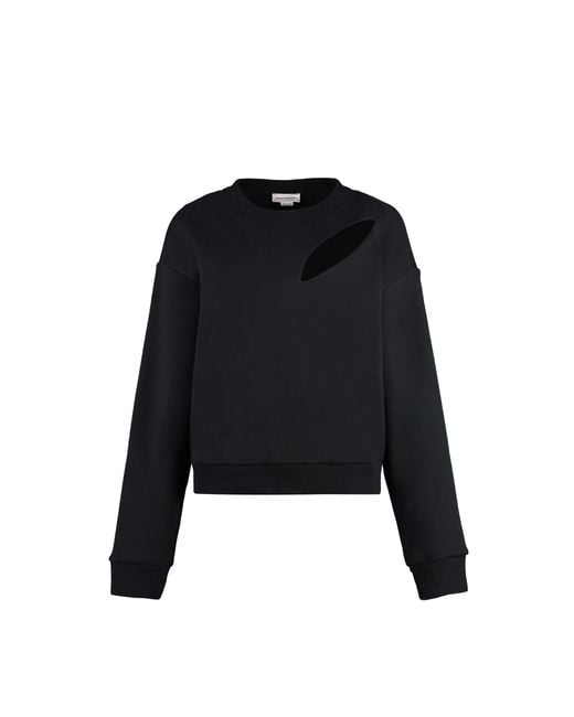 Sudadera de algodón de McQueen de color Black