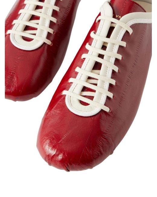 Dries Van Noten Red 00490-Ws261-1002 W.L. Shoes Q.0403