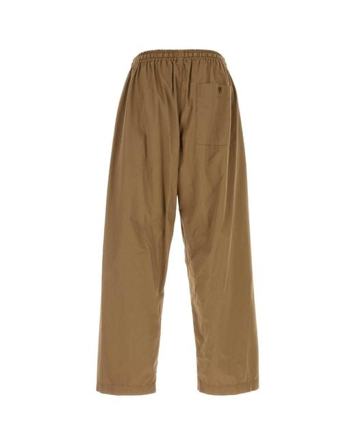 Lemaire Natural Biscuit Cotton Wide-leg Pant for men
