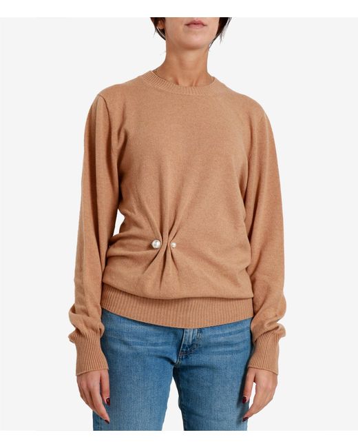 Alberta Ferretti Brown Sweaters