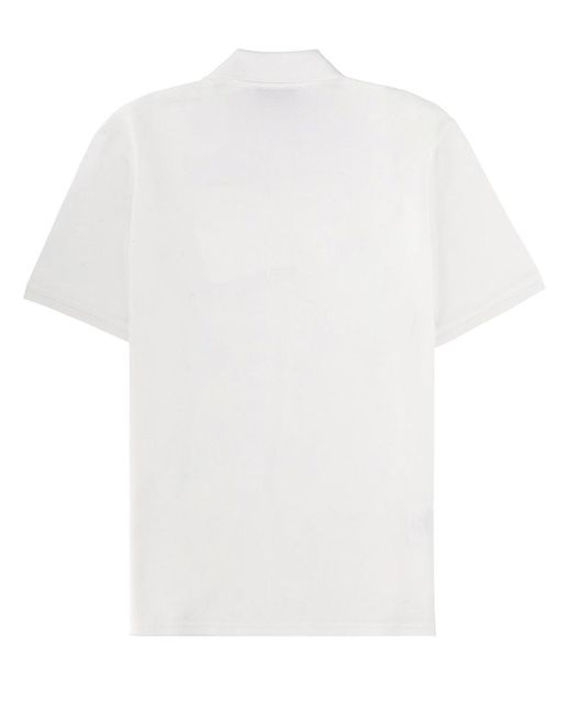 Givenchy White Polo With Logo for men