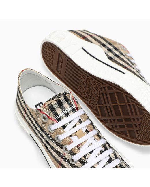 Burberry Natural Low Vintage Check Sneaker