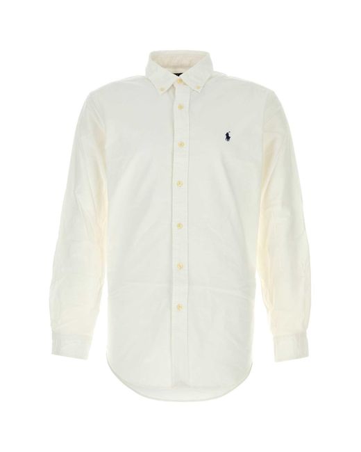 Polo Ralph Lauren White Cotton Shirt