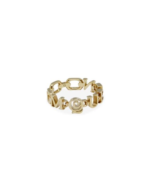 McQueen Metallic Mcqueen Ring