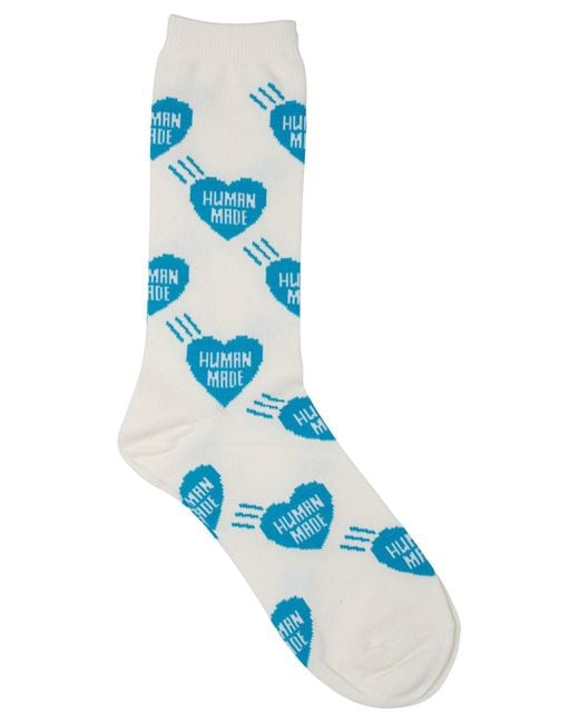 Human Made Blue Heart Socks for men
