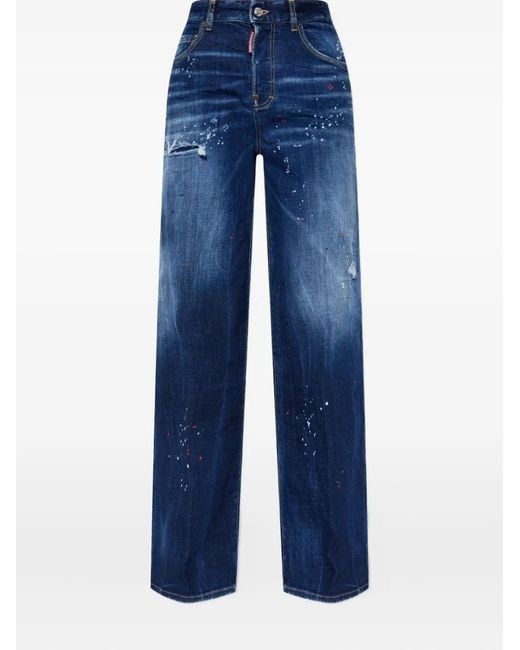 DSquared² Blue Pants 5 Pockets