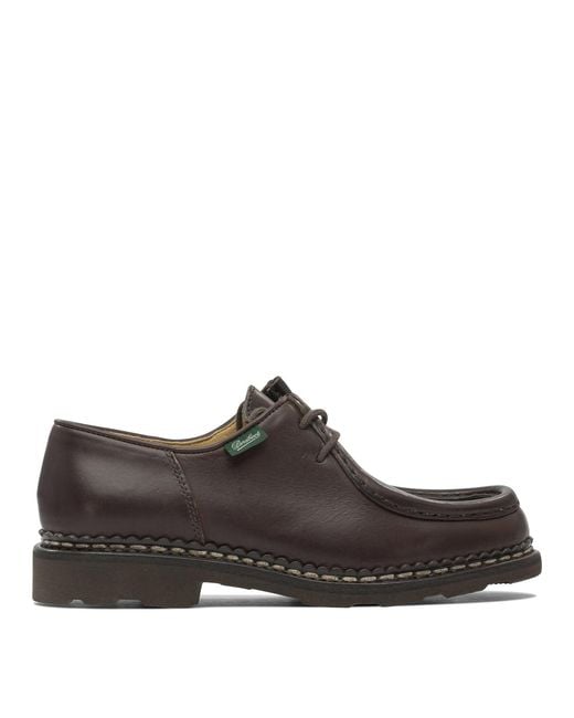 Mocassini Stringati "Michael" di Paraboot in Brown da Uomo