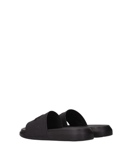 McQueen Black Alexander Mc Queen Clogs And Mules Rubber