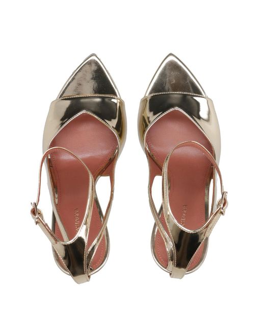 Castagna Metallic Sandals