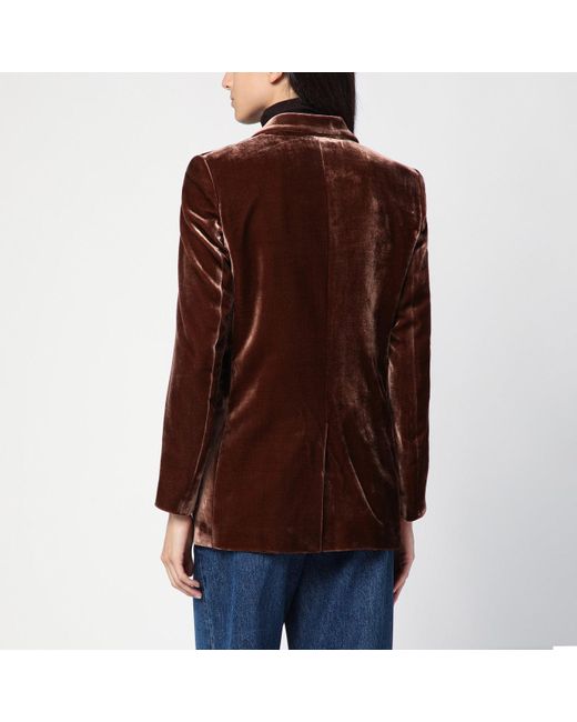 Beige velvet jacket hot sale