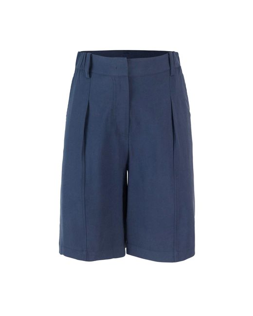 Patrizia Pepe Blue Bermuda Sartoriali Casual Blu