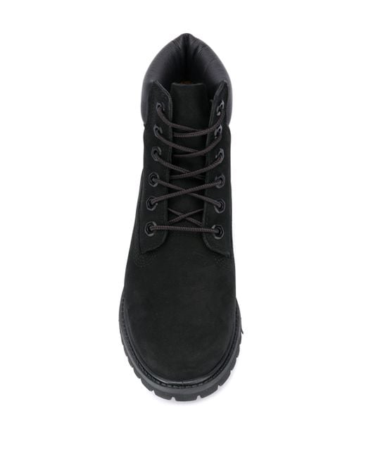 Timberland Black Premium Lace Up Boots