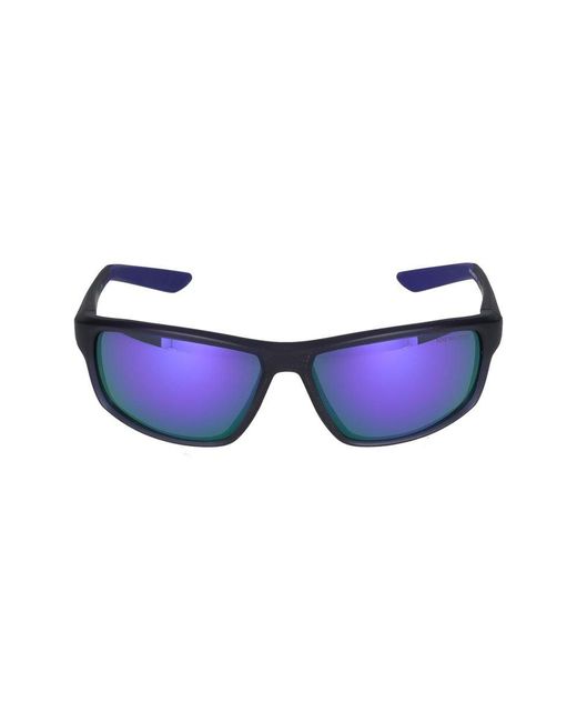 Nike Purple Sonnenbrille Rabid 22 M DV2153 451 Matte Obsidian/Violet Mirror/14/130
