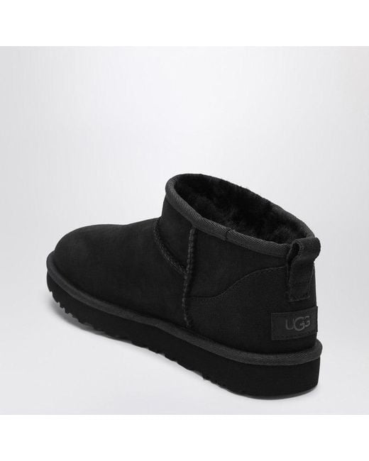 Ugg Black Classic Ultra Mini Boot
