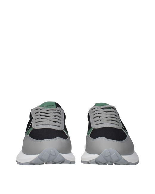 Philippe Model Sneakers Antibes Man Fabric Zwart/green voor heren