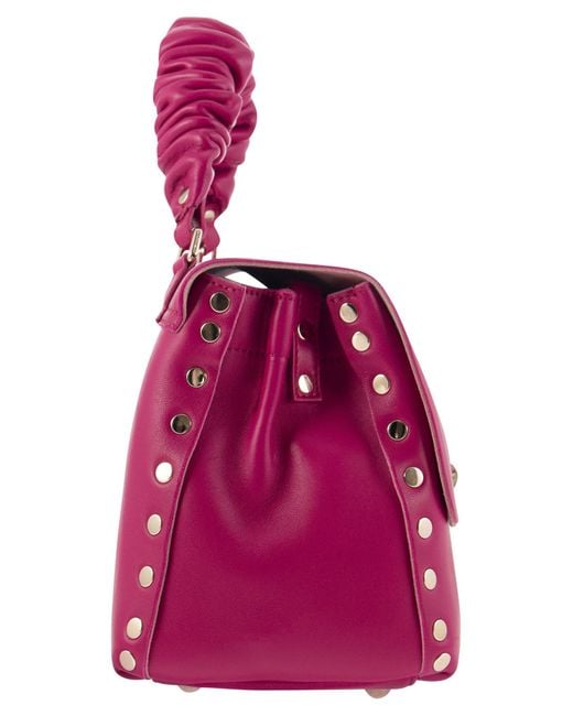 Zanellato Postina Bag S Heritage Glove in het Purple