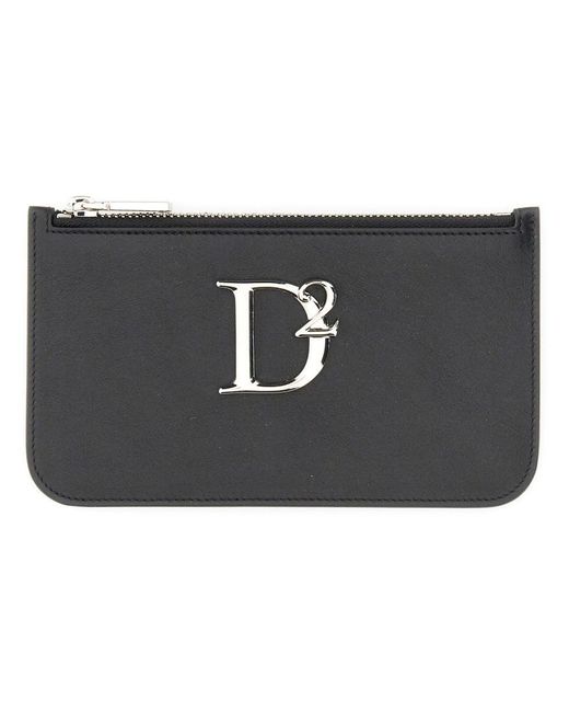 DSquared² Black Pouch With Logo