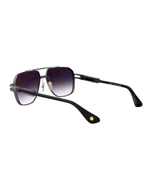 Dita Eyewear Blue Aviator Sunglasses Dts436 A 02 Blk Pld