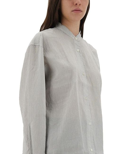 Studio Nicholson Gray Shirt "Dilys"