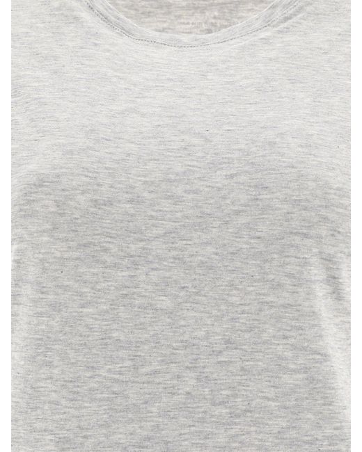 FRAME Gray Le Mid Rise Muscle T Shirt