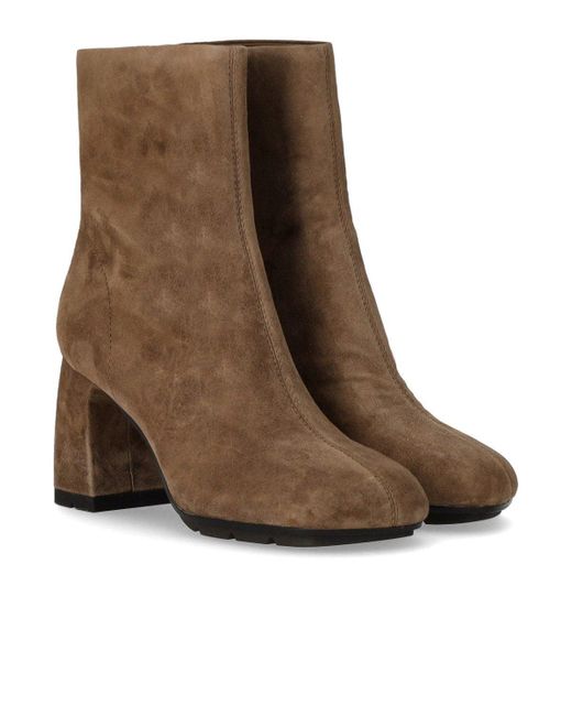 Ash Brown Eclat Heeled Ankle Boot