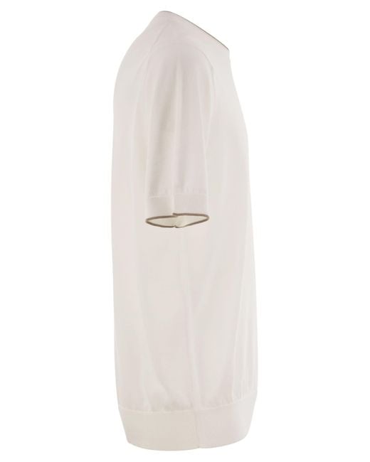Peserico White T-Shirt for men