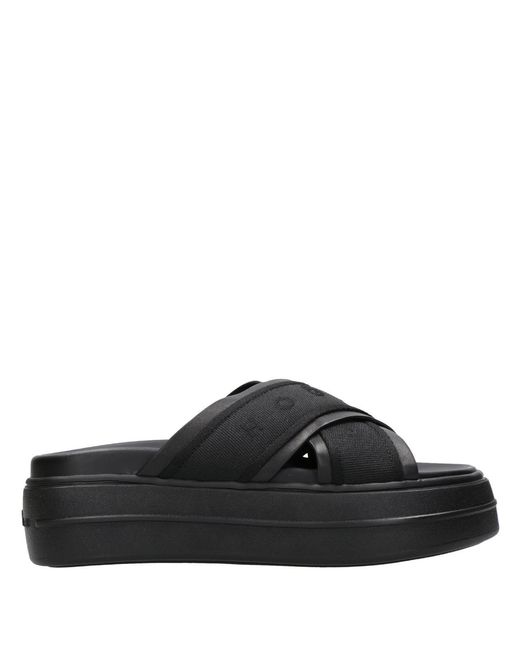 Hogan Black Sandals