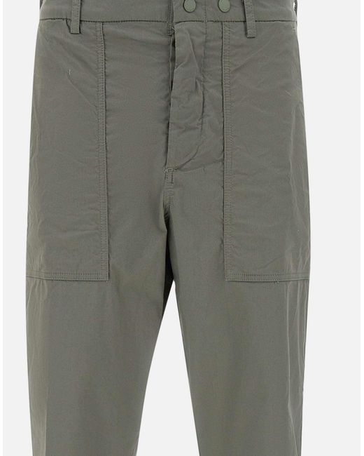 Replay Salbeigrüne Relaxed-Hose in Gray für Herren