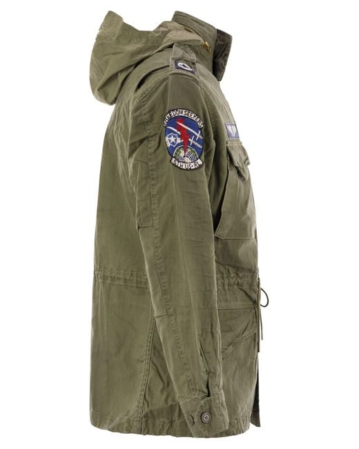 La icónica chaqueta militar con logotipo Polo Ralph Lauren de hombre de color Green