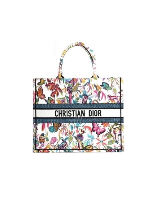 Dior Blue Large Book Tote Tote Bag