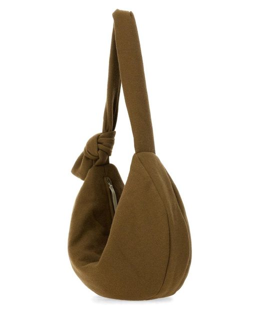 Alysi Metallic Bag With Knot