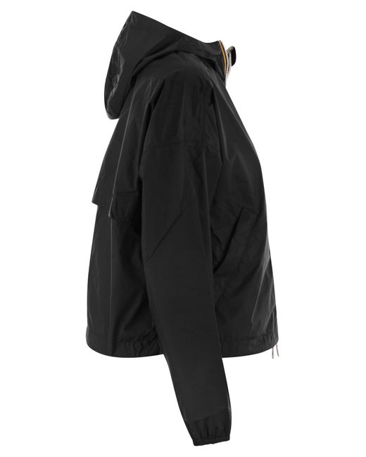Laurette Plus Giacca con cappuccio reversibile di K-Way in Black