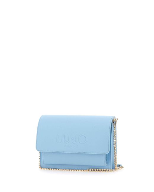 Liu Jo Blue Halona Vegan Leder Umhängetasche