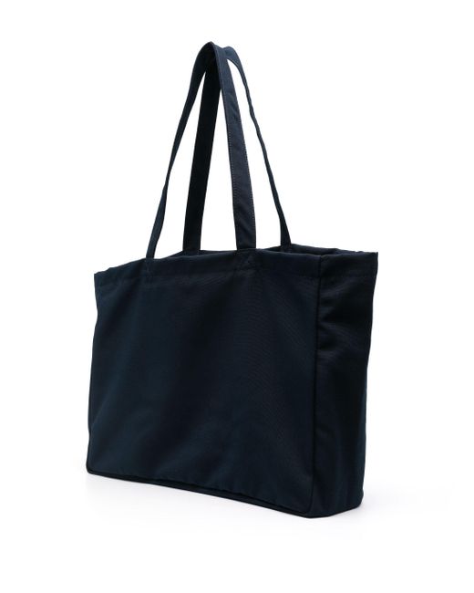 A.P.C. Black Midnight Canvas Tote Bag