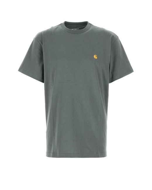Carhartt Gray Cozy Logo T-Shirt for men