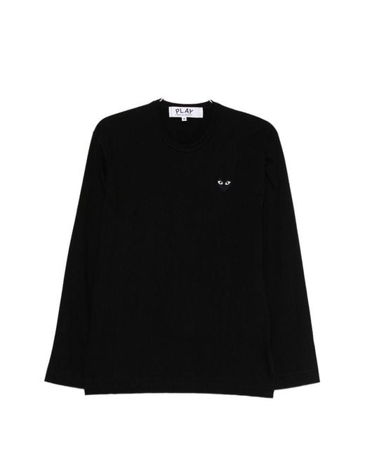 Comme des Garçons Black Cotton T-Shirt