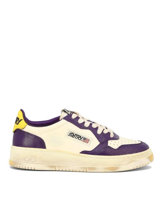 Autry Purple "Super Vintage" Sneakers