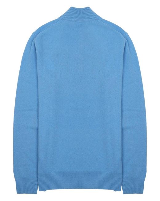Mc2 Saint Barth Blue Wool Jumper for men