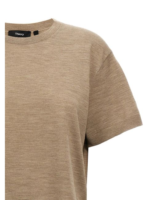 Theory Natural Theorie Kurzarmpullover